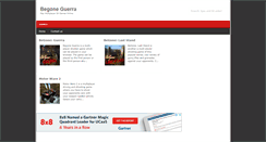 Desktop Screenshot of begoneguerra.com