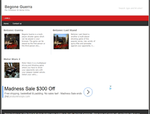 Tablet Screenshot of begoneguerra.com
